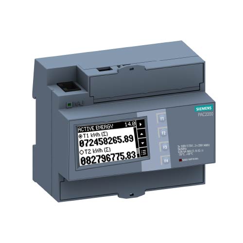 Analizador de redes 7KM PAC2200, comunicación MODBUS TCP 7KM2200-2EA30-1EA1
